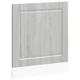 Berkfield Home Dishwasher Panel Porto Grey Sonoma 60x1.5x67 cm Engineered Wood - thumbnail 2