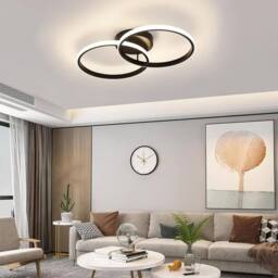 COMELY LED Ceiling Lights, Modern LED Ceiling Lights 42W, 4500K, Black - thumbnail 5