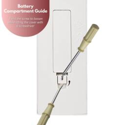 Marco Paul Large Modern Silver Christmas Candle Bridge Light Tower 17 Warm White LED Pipe Candle - thumbnail 4