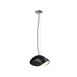 Netlighting Pasion Rectangular Pendant 3 Light E27 Gloss BlackPolished Chrome in Black - thumbnail 1
