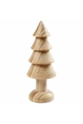 KDMD Pine Christmas Tree 10cm 3 Pack in Brown - thumbnail 2