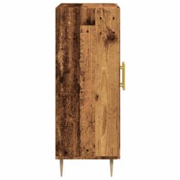 Berkfield Home Sideboard Old Wood 69.5x34x90 cm Engineered Wood in Brown - thumbnail 5