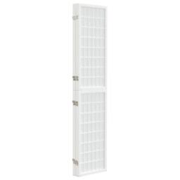 Berkfield Home Folding 4-Panel Room Divider Japanese Style 160x170 cm White - thumbnail 4