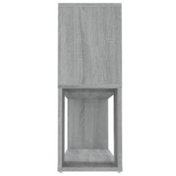 Berkfield Home Modern Book Cabinet Grey Sonoma 100x24x63 cm Engineered Wood - Size: 100 x 24 x 63 cm - thumbnail 6