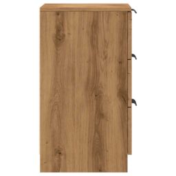 Berkfield Home Bedside Cabinet Artisan Oak 40x36x65 cm Engineered Wood in Brown - Size: 40 x 36 x 65 cm - thumbnail 6