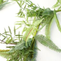 Leaf 180cm Artificial Hanging Trailing Fern Garland Plant in Green - thumbnail 4
