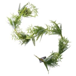 Leaf 180cm Artificial Hanging Trailing Fern Garland Plant in Green - thumbnail 1