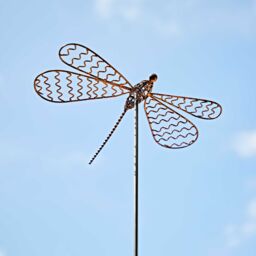 Paper High Pantala Metal Dragonfly Garden Stake Decoration in Copper - thumbnail 4