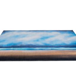 Kukoon Blue Coastal Beach Abstract Living Area Rug - Size: 160 cm x 230 cm - thumbnail 3