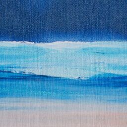 Kukoon Blue Coastal Beach Abstract Living Area Rug - Size: 160 cm x 230 cm - thumbnail 4