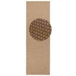 THE RUGS Flatwoven Indoor Outdoor Runner Nature Sisal Look Durable Floor Rug in Beige - Size: 80 cm x 250 cm - thumbnail 3