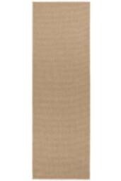 THE RUGS Flatwoven Indoor Outdoor Runner Nature Sisal Look Durable Floor Rug in Beige - Size: 80 cm x 250 cm - thumbnail 1