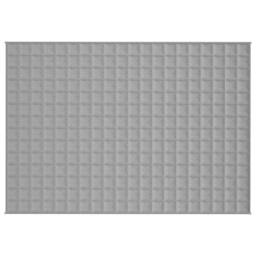 Berkfield Home Weighted Blanket Grey 140x200 cm Single 6 kg Fabric - thumbnail 3