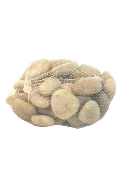 KDMD White River Stones 4 Pack Ornament in Cream - image 1