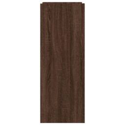 Berkfield Home Shoe Cabinet Brown Oak 74.5x37.5x100 cm Engineered Wood - thumbnail 5