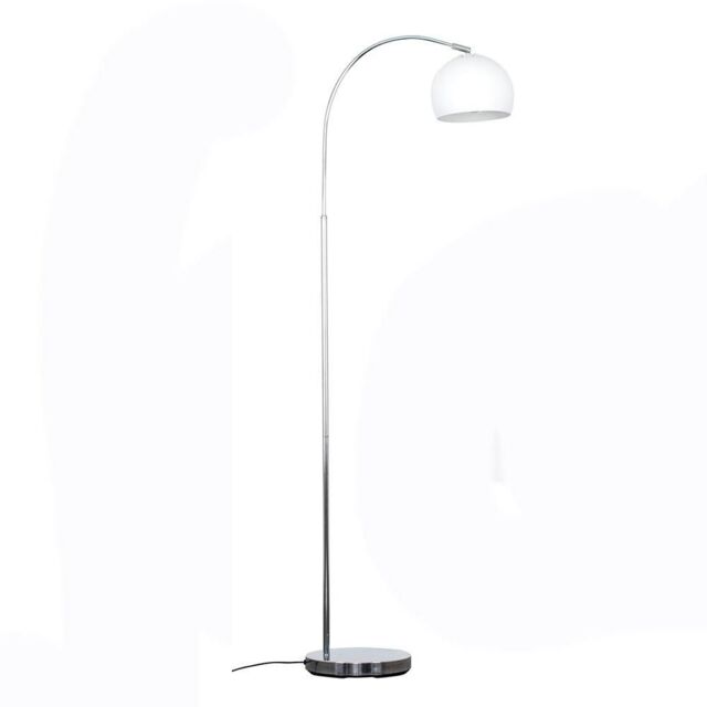 ValueLights Curva Silver Floor Lamp - image 1