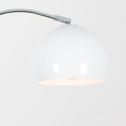 ValueLights Curva Silver Floor Lamp - thumbnail 4
