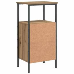 Berkfield Home Classic Bedside Cabinets 2 pcs Artisan Oak 41x31x80 cm Engineered Wood in Brown - Size: 41 x 31 x 80 cm - thumbnail 8