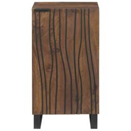 Berkfield Home Sideboard 40 x 33.5 x 75 cm - Made from Solid Mango Wood in Brown - thumbnail 3
