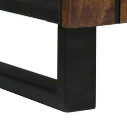 Berkfield Home Sideboard 40 x 33.5 x 75 cm - Made from Solid Mango Wood in Brown - thumbnail 7