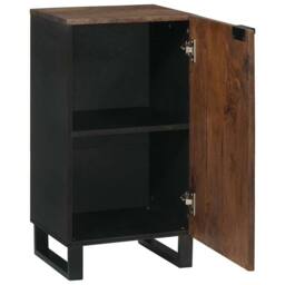 Berkfield Home Sideboard 40 x 33.5 x 75 cm - Made from Solid Mango Wood in Brown - thumbnail 1