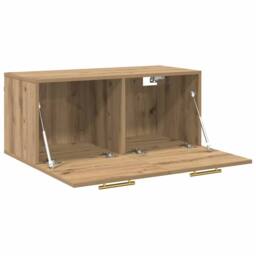 Berkfield Home Wall Cabinet Artisan oak 80 x 36.5 x 35 cm Engineered wood in Brown - thumbnail 5