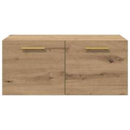 Berkfield Home Wall Cabinet Artisan oak 80 x 36.5 x 35 cm Engineered wood in Brown - thumbnail 6