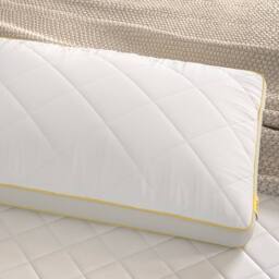 Eve The Memory Foam Pillow Hybrid Front & Back Sleeper in White - thumbnail 3