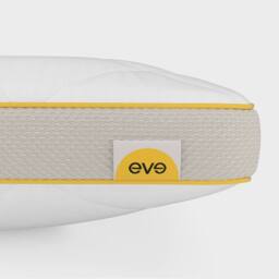 Eve The Memory Foam Pillow Hybrid Front & Back Sleeper in White - thumbnail 2
