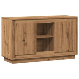 Berkfield Home Sideboard Artisan Oak 102x35x60 cm Engineered Wood in Brown - Size: 102 x 35 x 60 cm - thumbnail 2