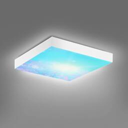 ENER-J LED Sky Cloud with Cherry Blossom Trees 60x60cms set of 4 in White - Size: 60x60 cm - thumbnail 3