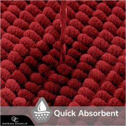 GAVENO CAVAILIA Loop Bath Mat in Red - thumbnail 3