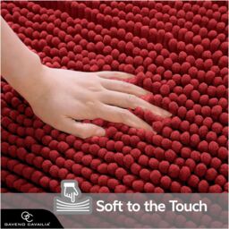 GAVENO CAVAILIA Loop Bath Mat in Red - thumbnail 2