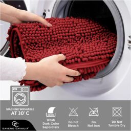 GAVENO CAVAILIA Loop Bath Mat in Red - thumbnail 6