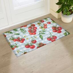 Artsy Mats Tomatoes Pattern Indoor/Outdoor Doormat (90x60cm) in Red - Size: 60 x 90 cm - thumbnail 1