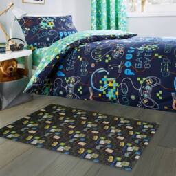 New Edge Blinds Printed Rug - Gamer - Size: 60 cm x 90 cm - thumbnail 3