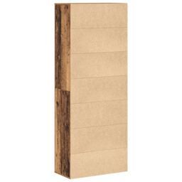 Berkfield Home Highboard Old Wood 70x35x180 cm Engineered Wood in Brown - Size: 70 x 35 x 180 cm - thumbnail 8