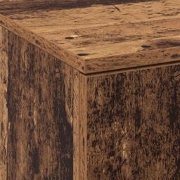 Berkfield Home Highboard Old Wood 70x35x180 cm Engineered Wood in Brown - Size: 70 x 35 x 180 cm - thumbnail 9