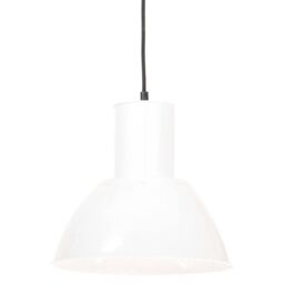 Berkfield Home Hanging Lamp 25 W White Round 28.5 cm E27 - thumbnail 2