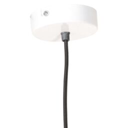 Berkfield Home Hanging Lamp 25 W White Round 28.5 cm E27 - thumbnail 5
