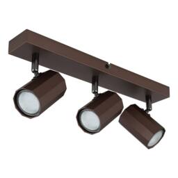 Netlighting James Ceiling Spotlight Bar Bronze Colored Matt 3x GU10 in Brown - thumbnail 2