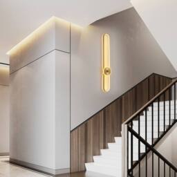 NIVOR 20W 115cm Dimmable Gold Wall Sconce, Modern LED Bedroom Light - thumbnail 6
