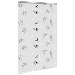 Berkfield Home Shower Roller Blind with Cassette 150x240 cm Fabric Width 146 cm in Light Grey - thumbnail 1