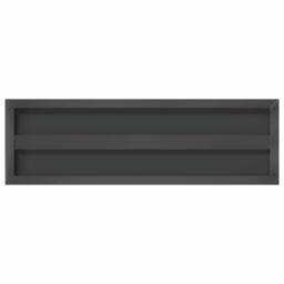 Berkfield Home Wall Shelves 2 pcs 75x23.5x3 cm Black Stainless Steel - thumbnail 8