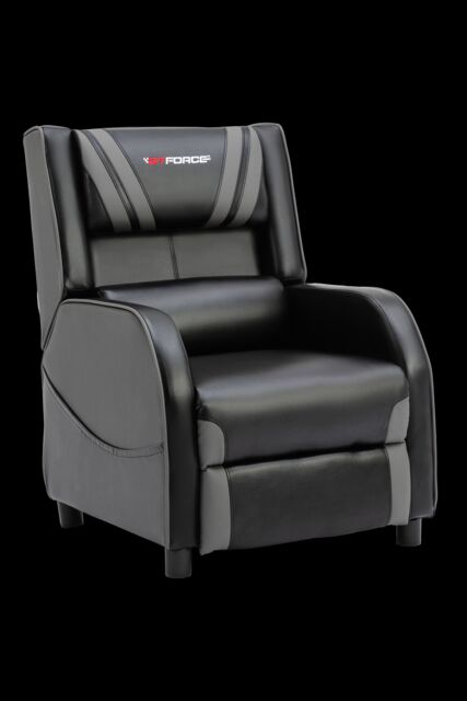 GTForce Ranger S Faux Leather Recliner Armchair Sofa Cinema Gaming Chair in Grey - image 1