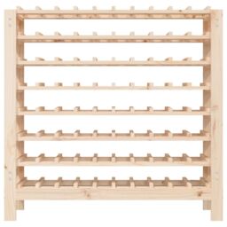 Berkfield Home Wine Rack 109.5x30x107.5 cm Solid Wood Pine in Brown - thumbnail 5