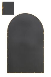 "MirrorOutlet Gold Framed Arched Window Garden Mirror 75"" X 47"" 190 x 120CM - Size: 1 Pack" - thumbnail 4
