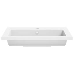 Berkfield Home Granite Basin 600x450x120 mm White - thumbnail 5