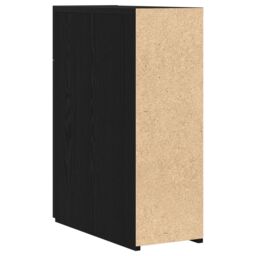 Berkfield Home Apothecary Cabinet Black Oak 20x45.5x60 cm Engineered Wood - thumbnail 8