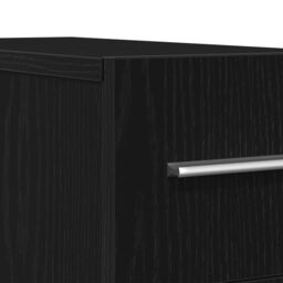 Berkfield Home Apothecary Cabinet Black Oak 20x45.5x60 cm Engineered Wood - thumbnail 9